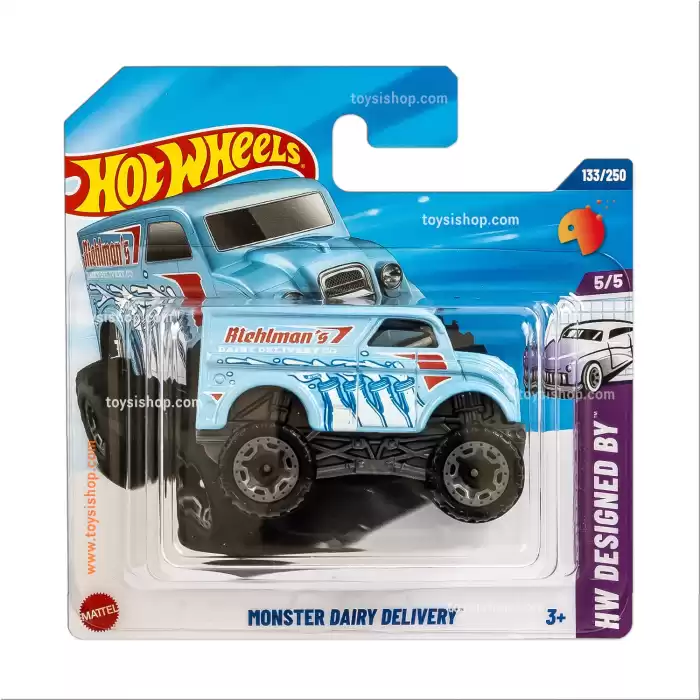 Hot Wheels Tekli Arabalar Monster Dairy Delivery - HW Designed By - 133