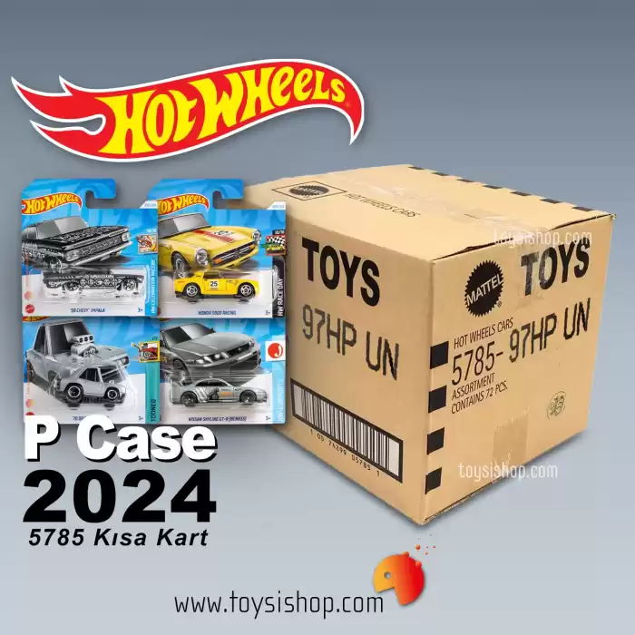 Hot Wheels Tekli Arabalar P Case - 72 Adetlik Kutu