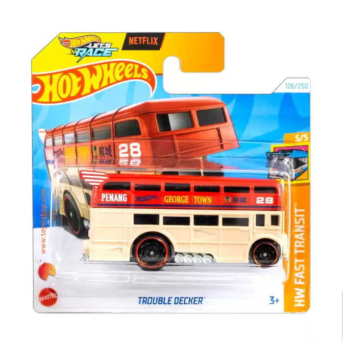 Hot Wheels Trouble Decker - HW Fast Transit, 126
