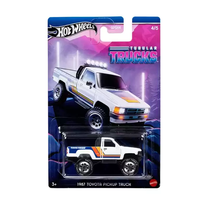 Hot Wheels Tubular Trucks 1987 Toyota Pickup Truck 