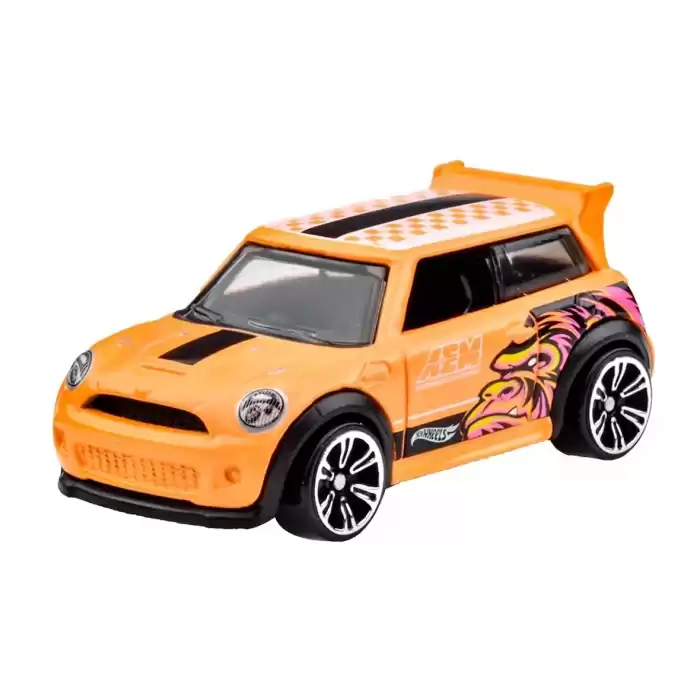 Hot Whels Neon Speeders Mini Cooper S Challenge - HLH72-JBY96