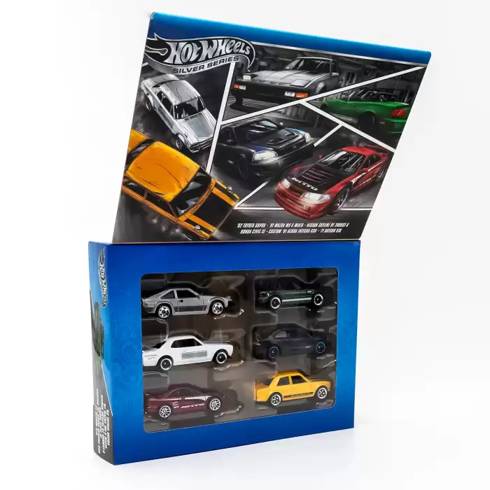 Hot Whels Silver Series Japon Temalı 6lı Arabalar JBY77