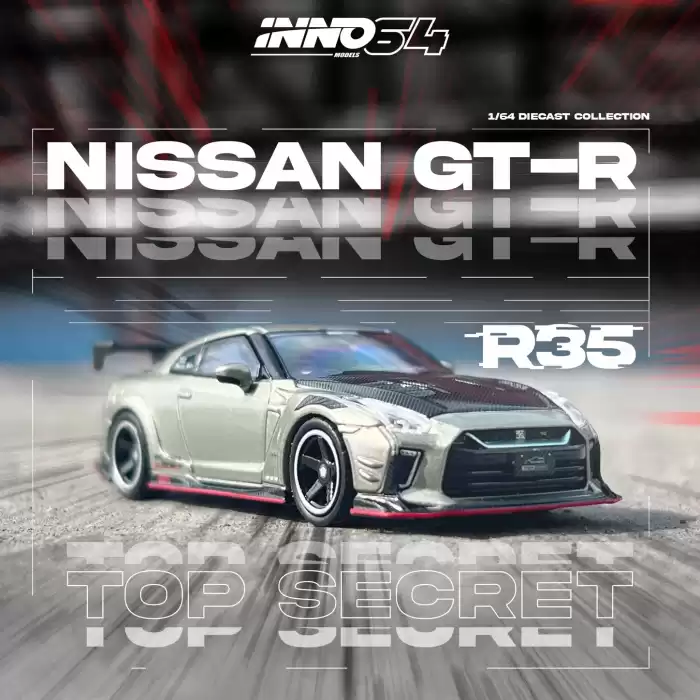 INNO 1:64 Nissan GT-R (R35) Top Secret Malaysia Diecast Expo 2024 Specal Edition
