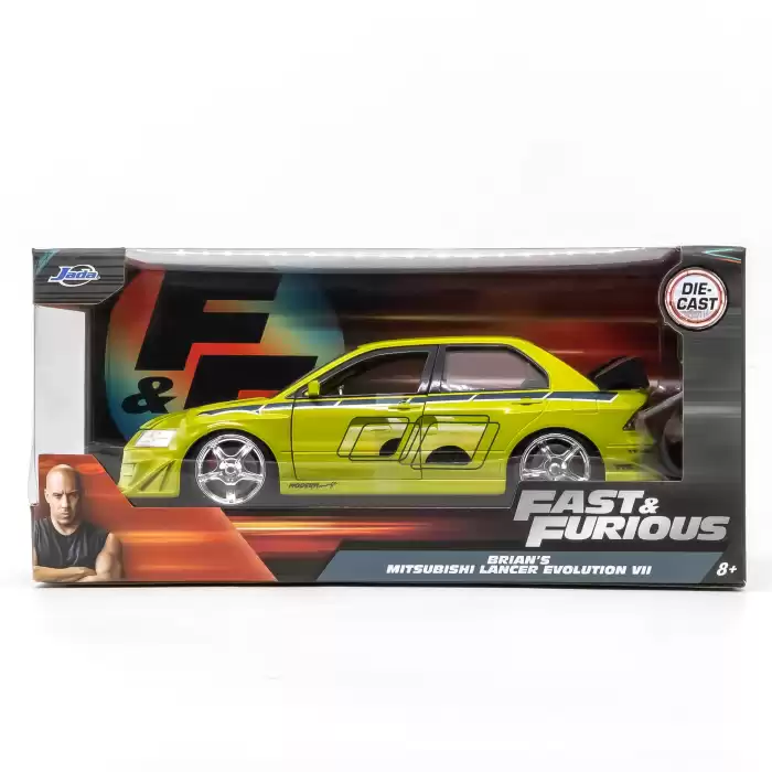 Jada 1:24 F&F Brians Mitsubishi Lancer Evolution VII - 253203052