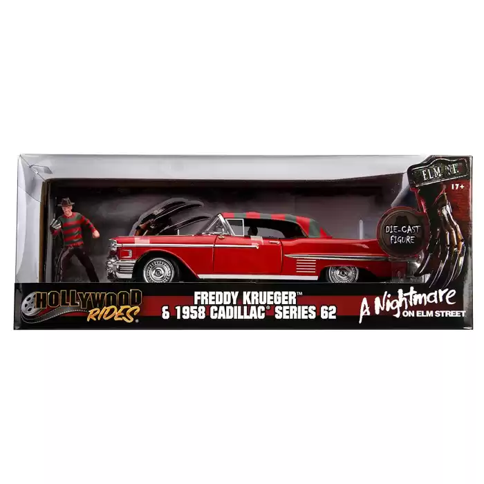 Jada - 1:24 Freddy Krueger & 1958 Cadillac Series 62 - 253255004