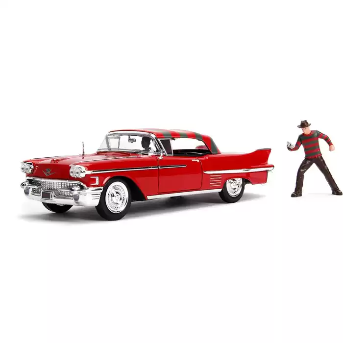 Jada - 1:24 Freddy Krueger & 1958 Cadillac Series 62 - 253255004