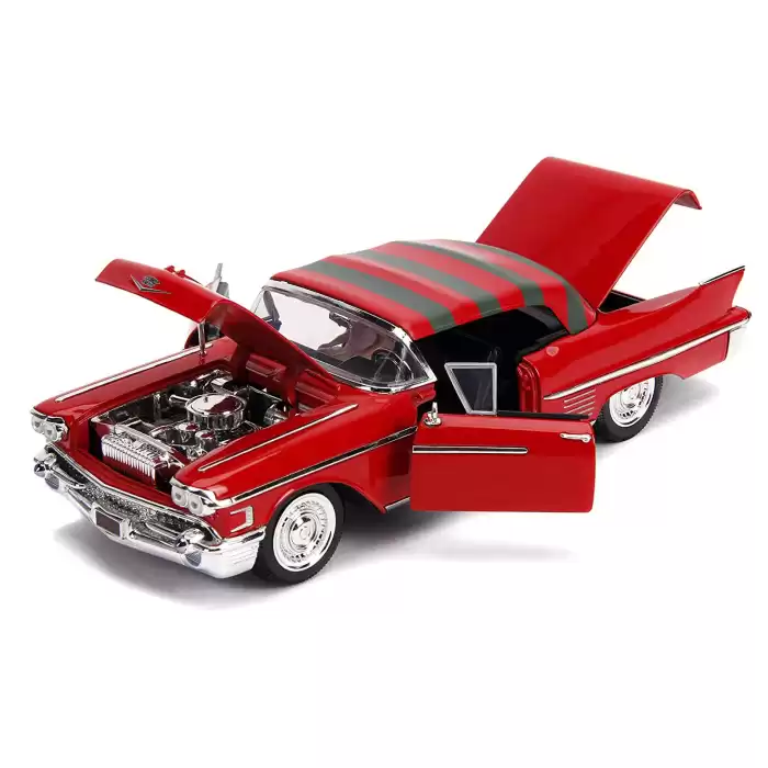 Jada - 1:24 Freddy Krueger & 1958 Cadillac Series 62 - 253255004