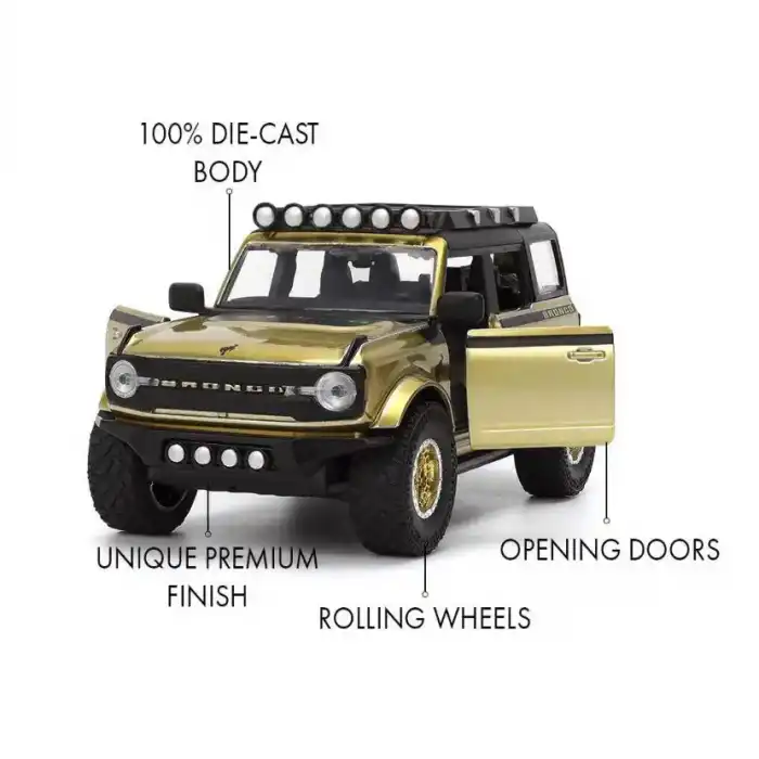 Jada 1:32 Pink Slips 2021 Ford Bronco - 253292000