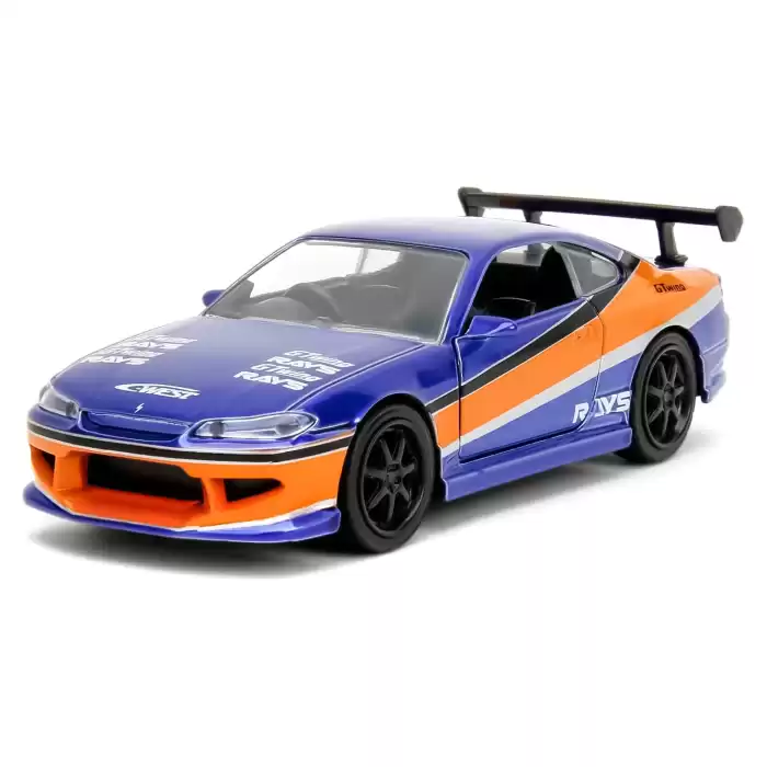Jada F&F Legacy Series - 2001 Nissan Silvia & Brians Toyota Supra 1/32 İkili Araba Seti