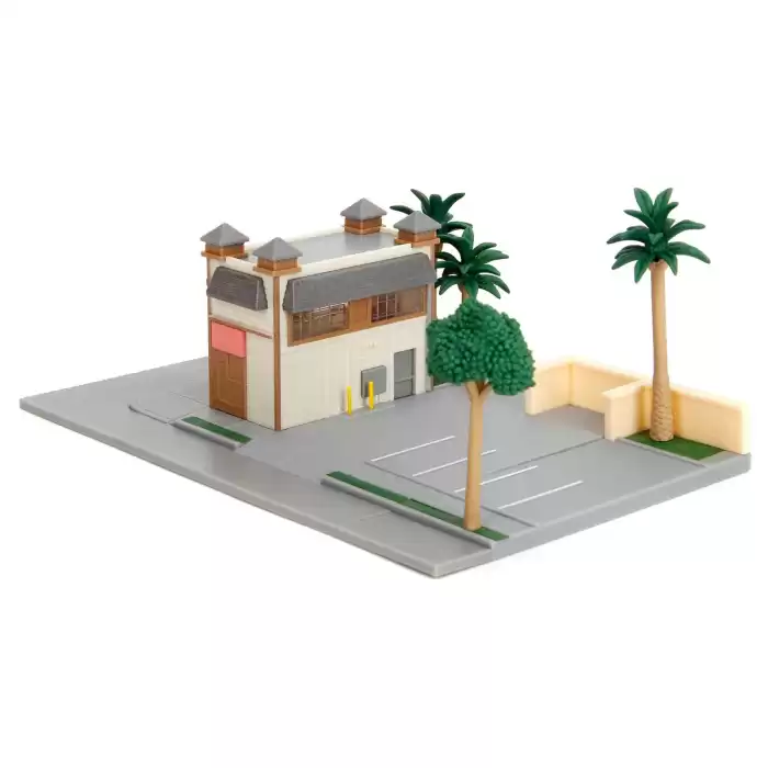 Jada Fast & Furious Nanoscene Toretto Cafe Diorama Seti - 253203095