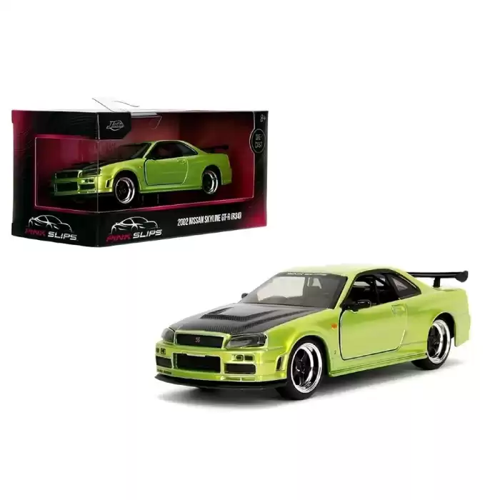 Jada Pink Slips 1:32 2002 Nissan Skyline GT-R (R-34)- 253292000