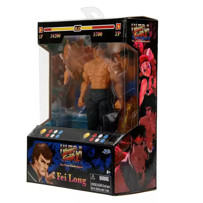 Jada Street Fighter II - Fei Long Aksiyon Figürü - 253252027