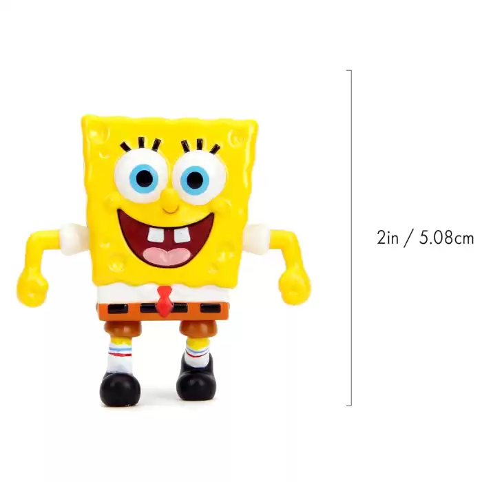 Jada Sünger Bob Squarepants 4lü Paket Döküm Figürler