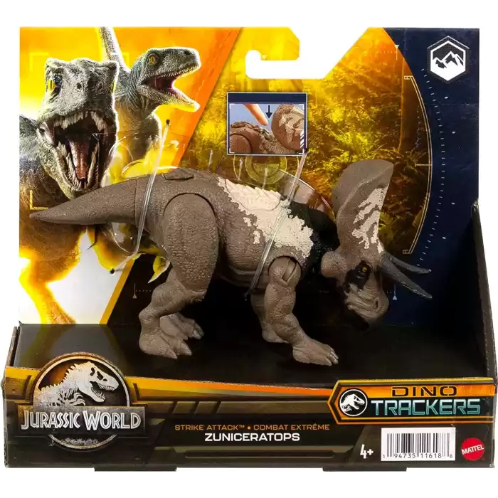 Jurassic World Strike Attack Dinozor Figürü Zuniceratops - HLN63-HLN66