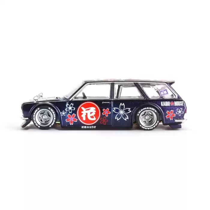 KaidoHouse x MiniGT Datsun KAIDO 510 Wagon Hanami V3 - KHMG114