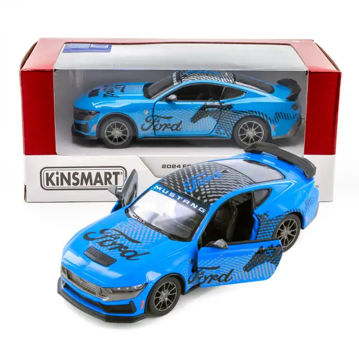 Kinsmart 1/38 1967 Ford Mustang Dark Horse - KT5455WF