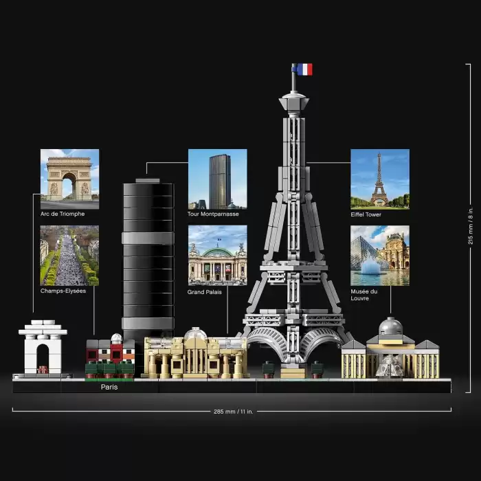 LEGO Architecture Şehir Yapıları Koleksiyonu Paris, 21044