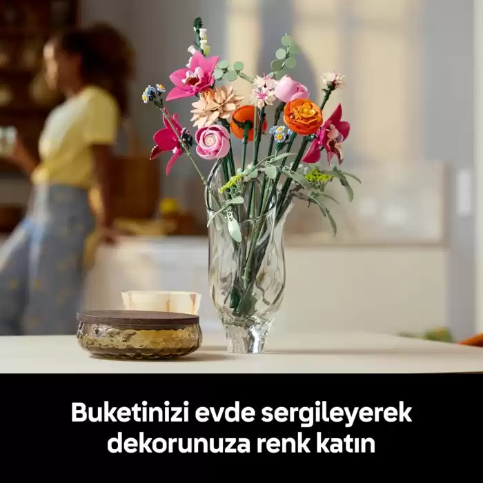 LEGO Botanicals Pembe Çiçek Buketi, 10342