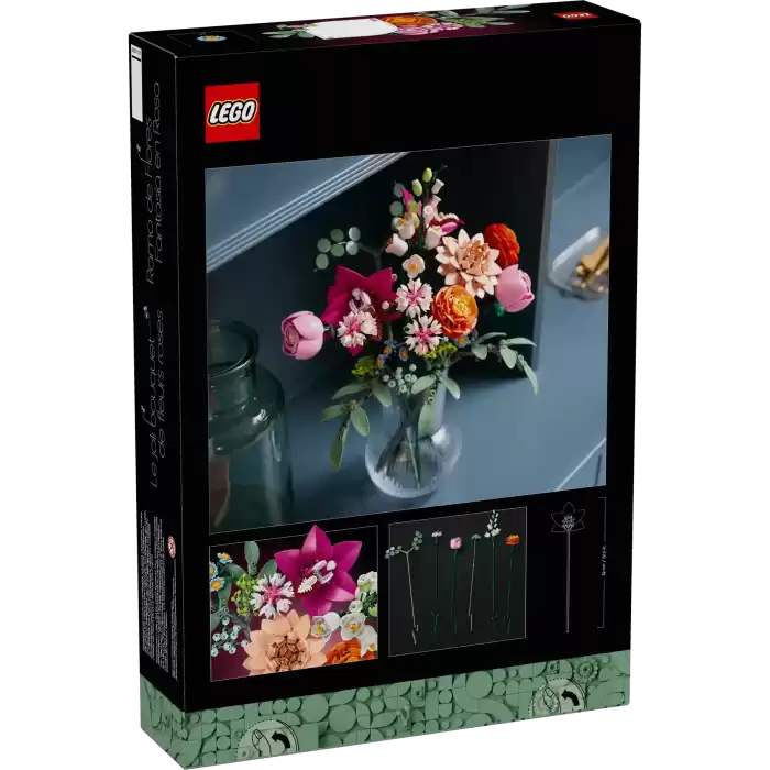 LEGO Botanicals Pembe Çiçek Buketi, 10342
