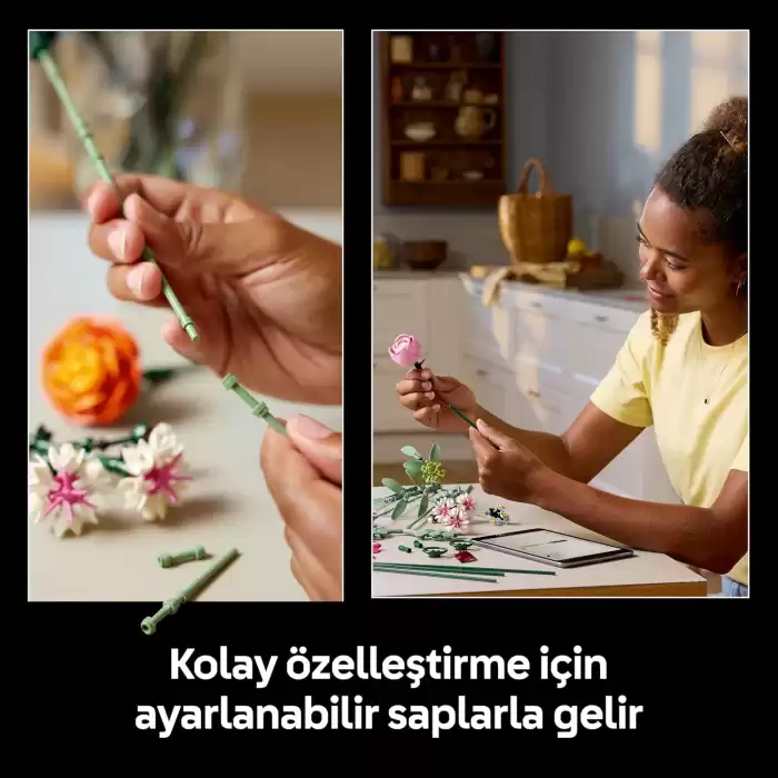 LEGO Botanicals Pembe Çiçek Buketi, 10342