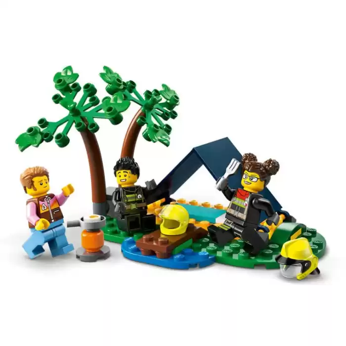 LEGO City 4x4 Kurtarma Botlu İtfaiye Kamyonu - 60412