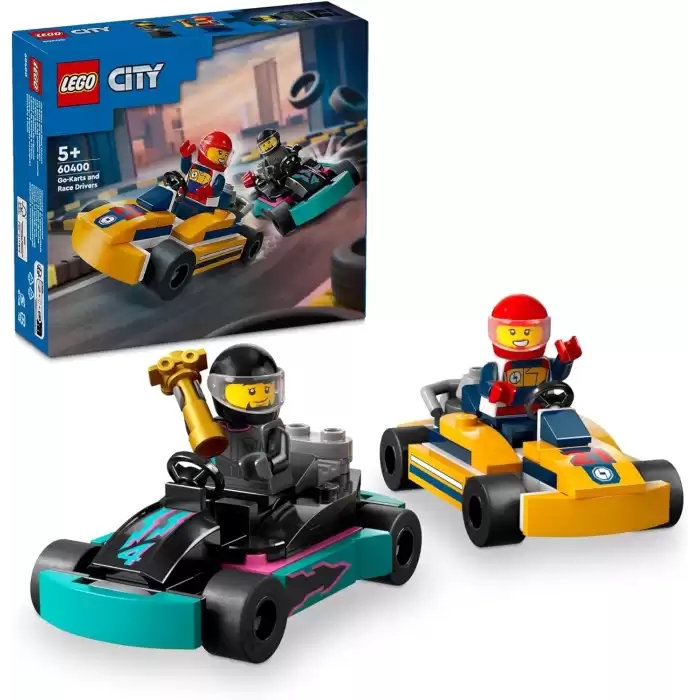 LEGO City Go-Kartlar ve Yarış Sürücüleri, 60400