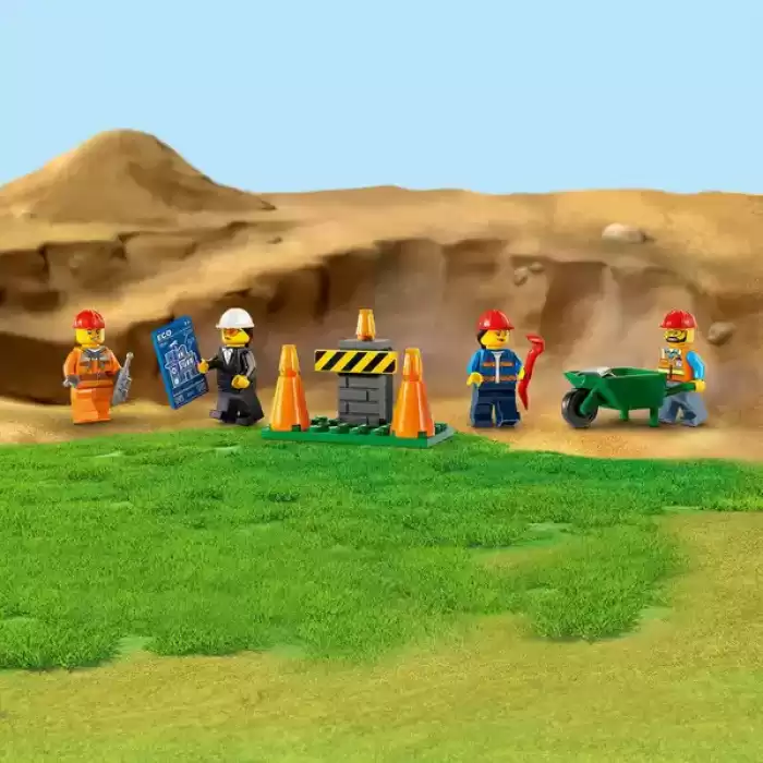 LEGO City İnşaat Kamyonları ve Yıkım Gülleli Vinç - 60391