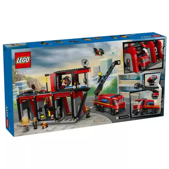 LEGO City İtfaiye Kamyonlu İtfaiye Merkezi - 60414