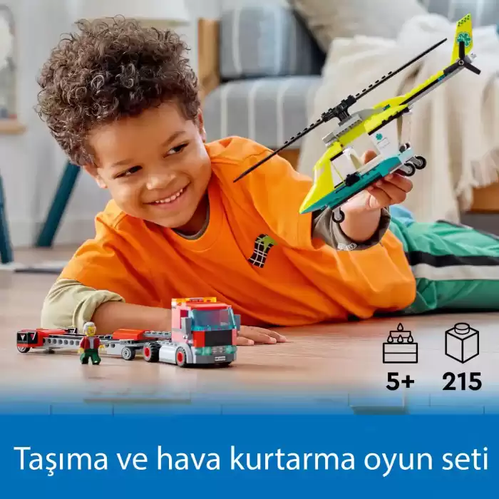 LEGO City Kurtarma Helikopteri Nakliyesi 60343