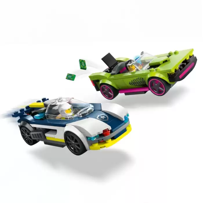 LEGO City Polis Arabası ve Spor Araba Takibi - 60415