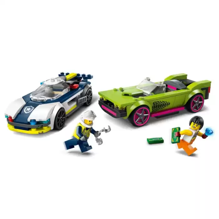 LEGO City Polis Arabası ve Spor Araba Takibi - 60415