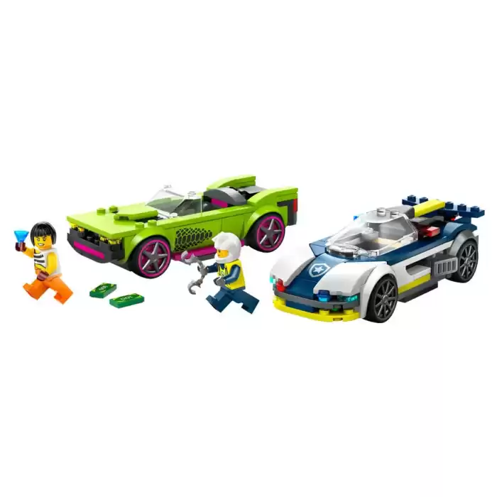 LEGO City Polis Arabası ve Spor Araba Takibi - 60415