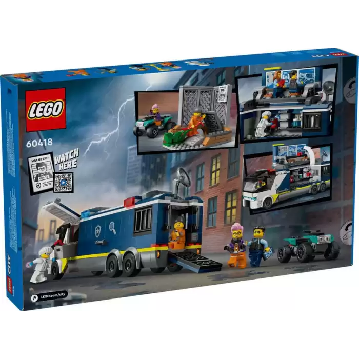 LEGO City Polis Mobil Suç Laboratuvarı Kamyonu, 60418