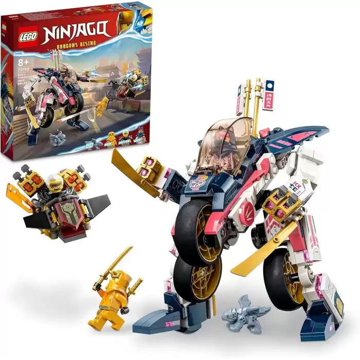 LEGO NINJAGO Soranın Dönüşen Robot Motosiklet Yarışçısı ,71792