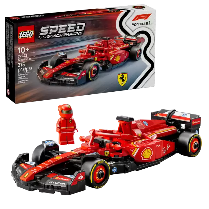 Lego Speed Champions Ferrari SF-24 F1 Yarış Arabası - 77242