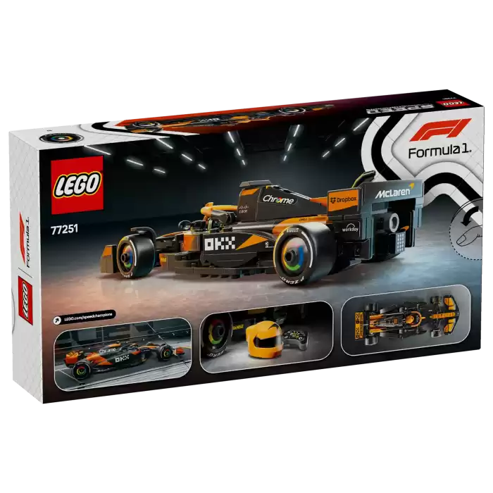 LEGO Speed Champions McLaren F1 Team MCL38 Yarış Arabası - 77251