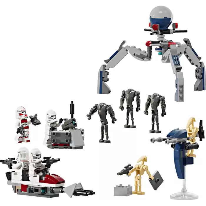 LEGO Star Wars Klon Trooper ve Savaş Droidi Savaş Paketi Seti , 75372