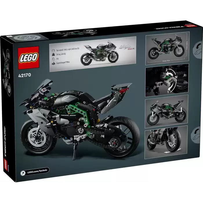 LEGO Technic Kawasaki Ninja H2R Motosiklet, 42170