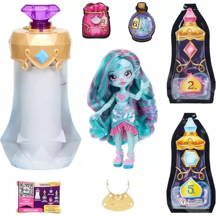 Magic Mixies Pixlings Tekli Sürpriz Paket S1 Blue W1- Deniz Kızı Marena