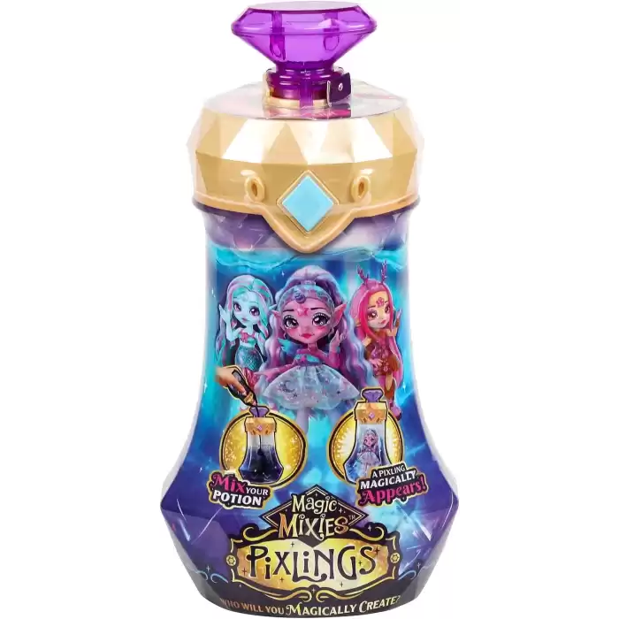 Magic Mixies Pixlings Tekli Sürpriz Paket S1 Blue W1- Deniz Kızı Marena