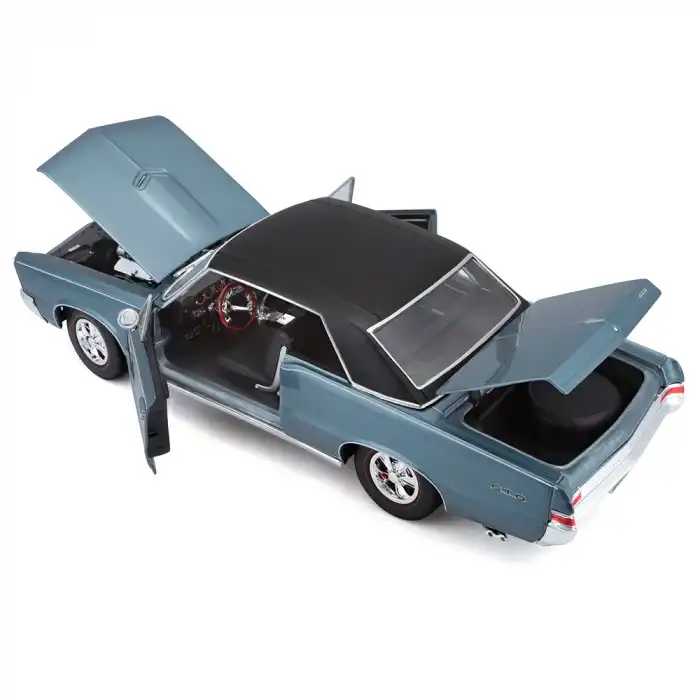 Maisto 1:18 1965 Pontiac GTO Diecast Model Araba Metalik Mavi - 31885