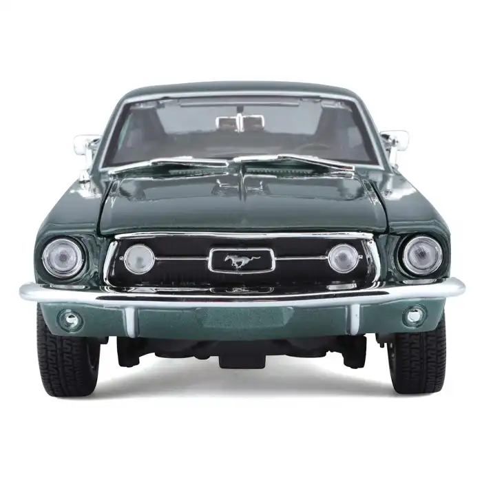 Maisto 1:18 1967 Ford Mustang GTA Fastback Diecast Model Araba Yeşil - 31166