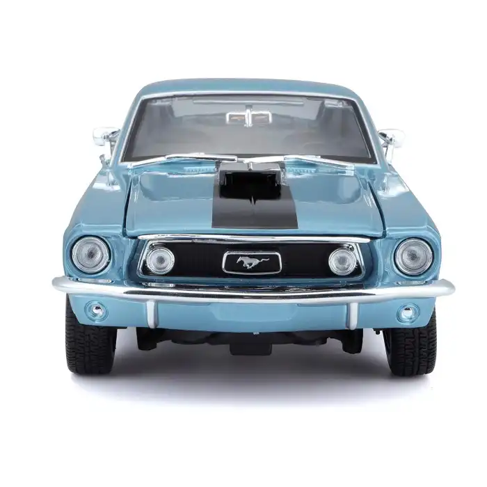 Maisto 1:18 1968 Ford Mustang GT Cobra Jet Diecast Model Araba Mavi - 31167