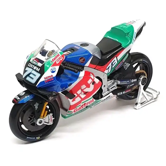 Maisto 1:18 Honda RC213V MotoGP 2021 Model Motosiklet - #73 Alex Marquez - 36377