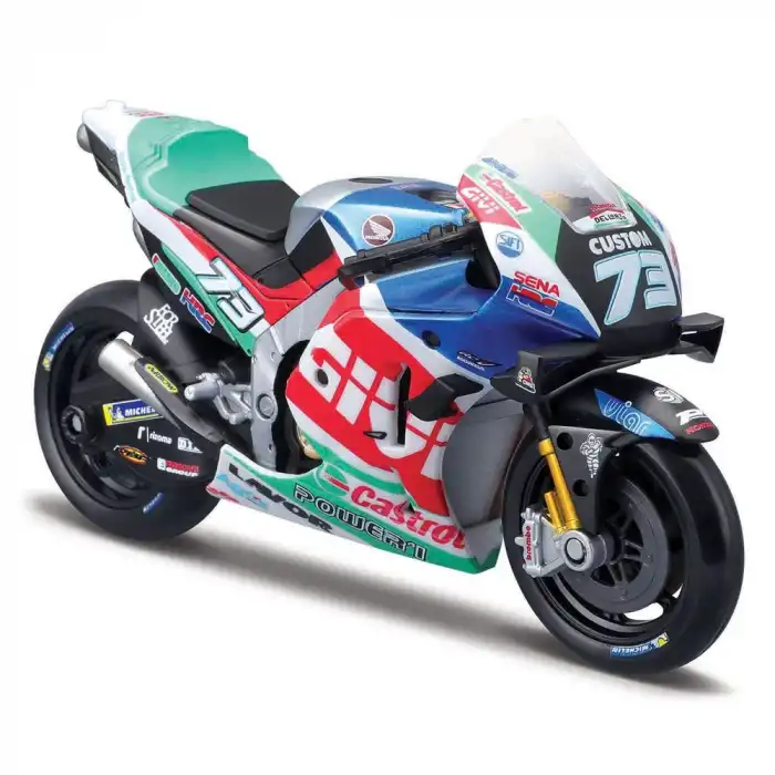 Maisto 1:18 Honda RC213V MotoGP 2021 Model Motosiklet - #73 Alex Marquez - 36377