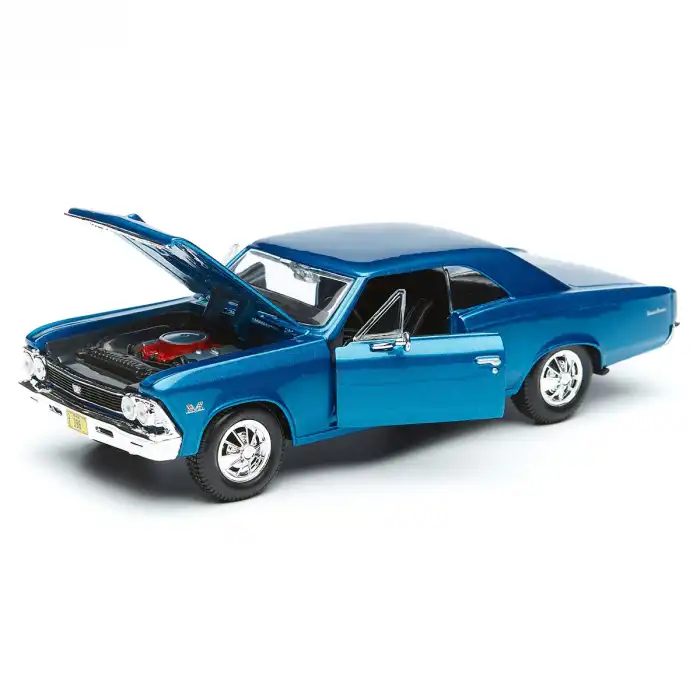 Maisto 1:24 1966 Chevrolet Chevelle SS 396 Lacivert Metal Model Araba - 31960