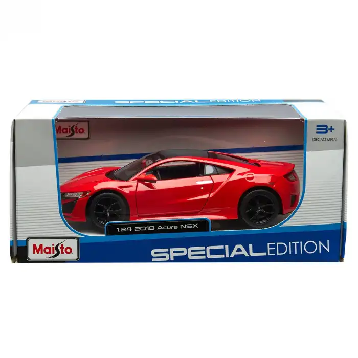 Maisto 1:24 2018 Acura NSX Kırmızı Metal Model Araba - 31234