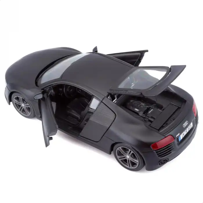 Maisto 1:24 Audi R8 Siyah Metal Model Araba - 31281