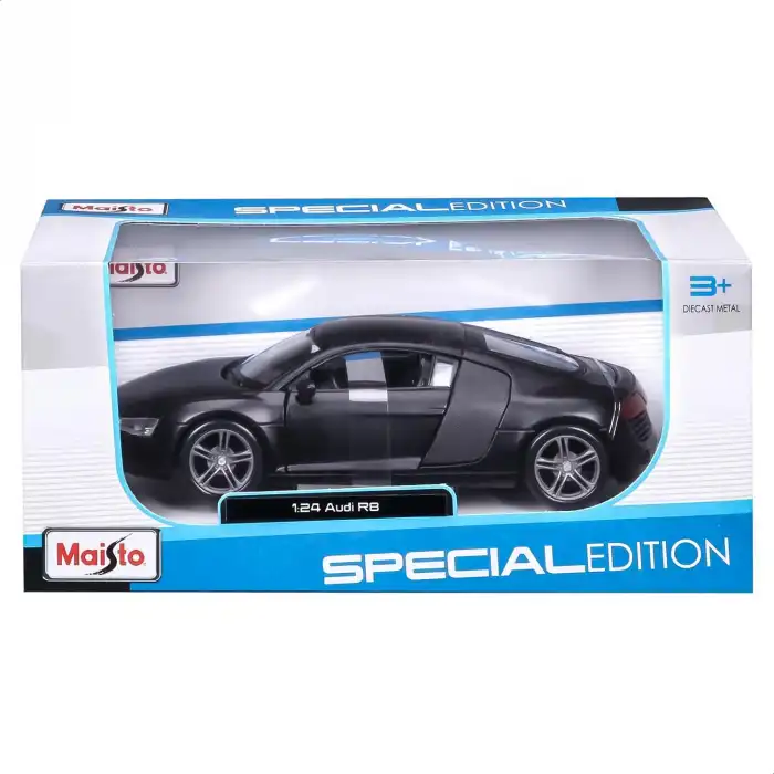 Maisto 1:24 Audi R8 Siyah Metal Model Araba - 31281