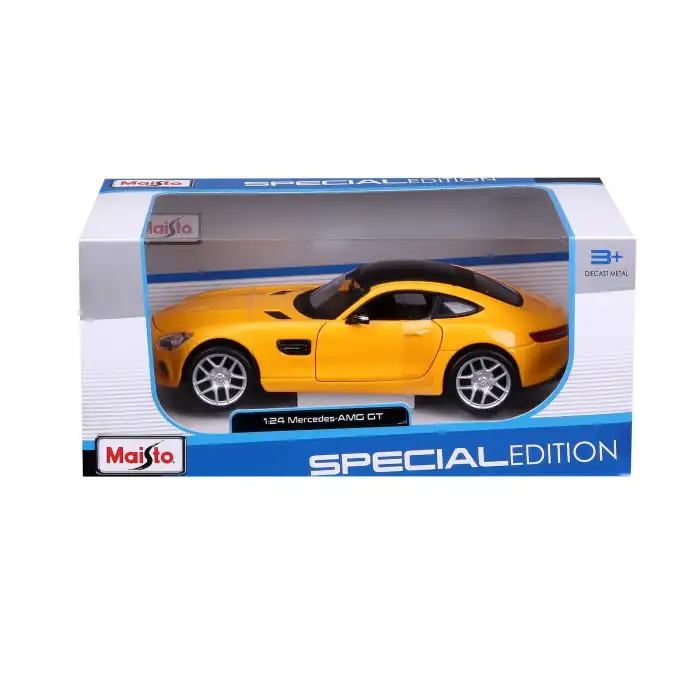 Maisto 1:24 Mercedes-AMG GT Sarı Metal Model Araba - 31134
